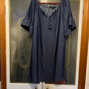 Adorable chambray dress Womens Plus 2X